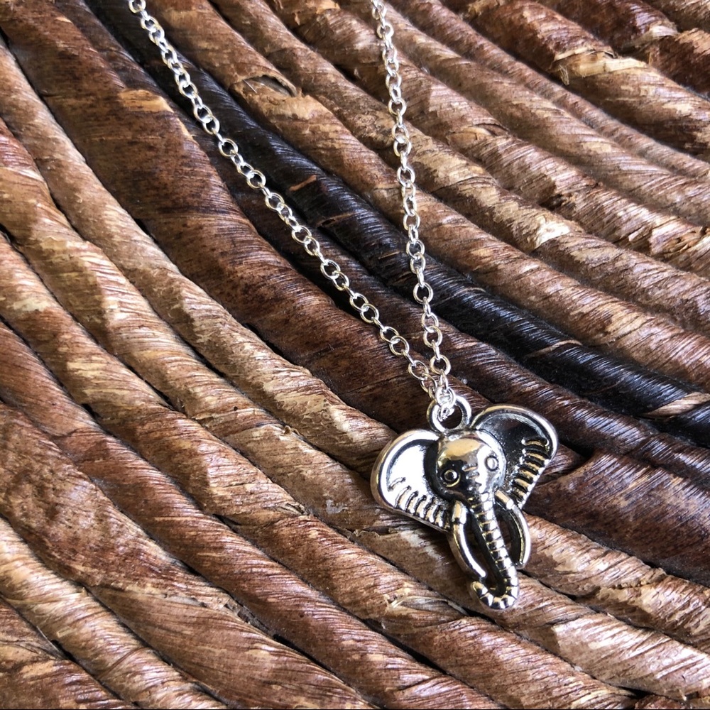 3 for $20 BUNDLE - Elephant Pendant Necklace - Picture 3 of 6
